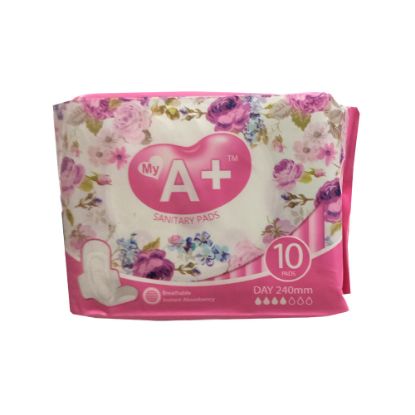 Imagen de Almohadillas sanitarias con alas My A+ (10 U)