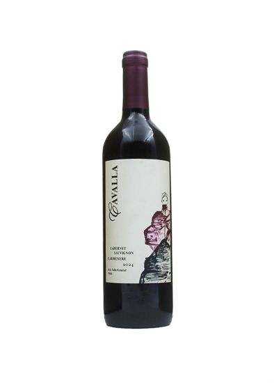 Imagen de Vino tinto Cabernet Sauvignon Carmenere Cavalla (750 ml)