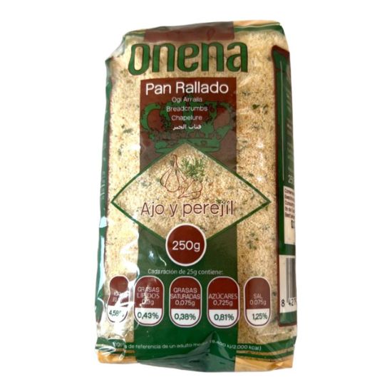 Imagen de Pan rallado con ajo y perejil Onena (250 g)