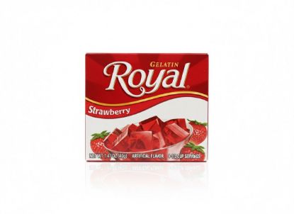Imagen de Gelatina fresa Royal (40 g)