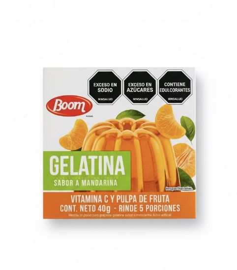 Imagen de Gelatina Boom Sabor a Mandarina (40 g)