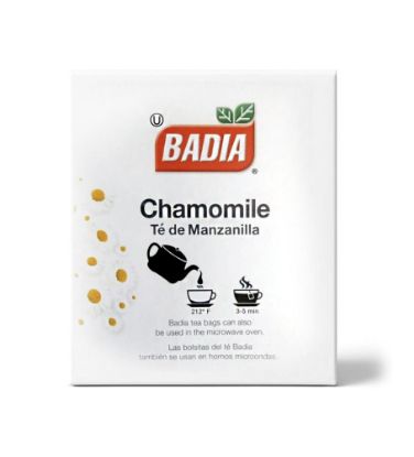 Imagen de Té de manzanilla Chamomile Badia (1 g)