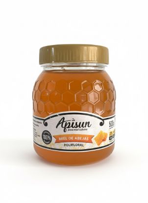 Imagen de Miel de abejas polifloral Apisun (500 g)