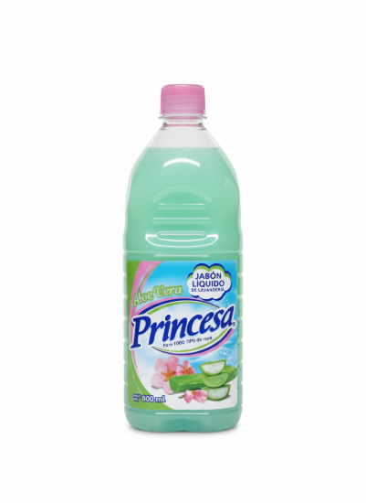 Imagen de Jabón líquido de lavandería Princesa Aloe Vera (800 ml)
