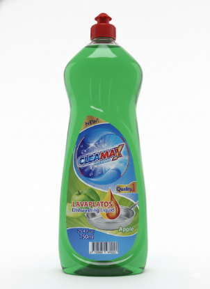Imagen de Lavaplatos líquido Cleamax manzana (750 ml)