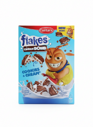 Imagen de Cereal Flakes Cream Bomb Cuétara Cookies & Cream (350 g)