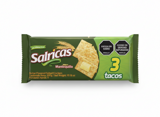 Imagen de Galletas Saltricas Sabor Mantequilla (300 g)