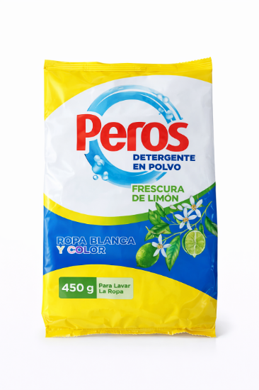Imagen de Detergente en Polvo Peros Frescura de Limón (450 g)