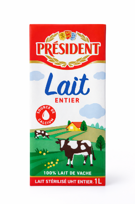 Imagen de Leche Entera Président (1 L)