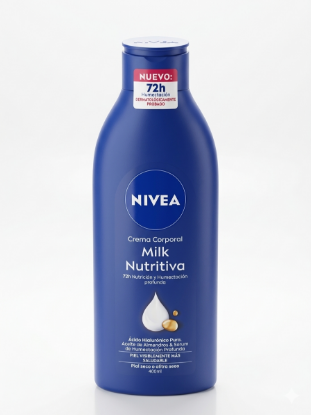 Imagen de Crema Corporal Milk Nutritiva Nivea (400 ml)