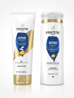 Imagen de Set Shampoo + Acondicionador Repair & Protect Pantene Pro-V (355 ml / 308 ml)