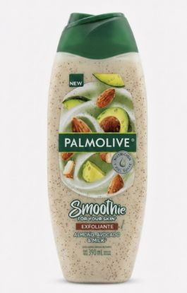 Imagen de Gel de Ducha Exfoliante Palmolive Smoothie Almond, Avocado & Milk (390 ml)