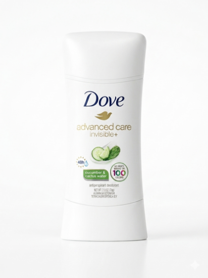 Imagen de Desodorante en Barra Dove Advanced Care Cucumber & Cactus Water (76 g)