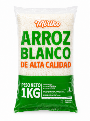Imagen de Arroz Blanco Miriko (1 kg)