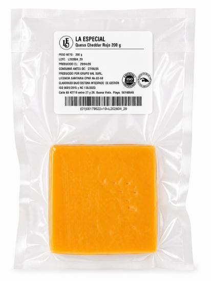 Imagen de Queso cheddar rojo La Especial (200 g)