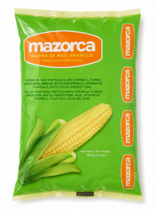 Imagen de Harina de maíz amarillo Mazorca (397 g)