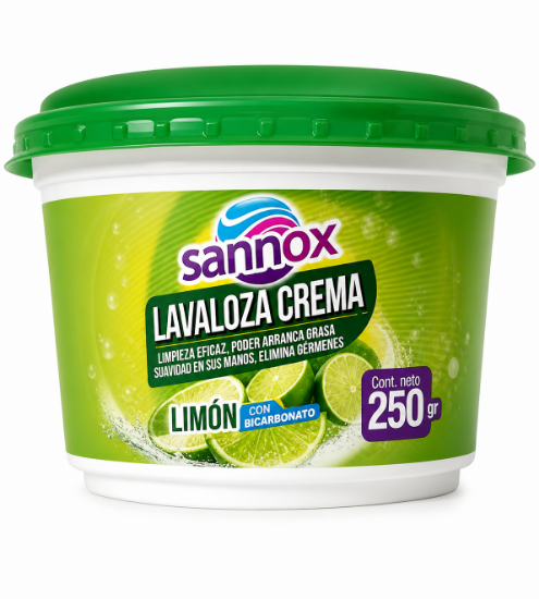 Imagen de Lavaloza crema limón Sannox (250 g)