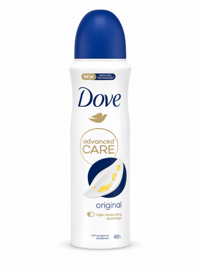 Imagen de Desodorante aerosol original Dove advanced care (150 ml)