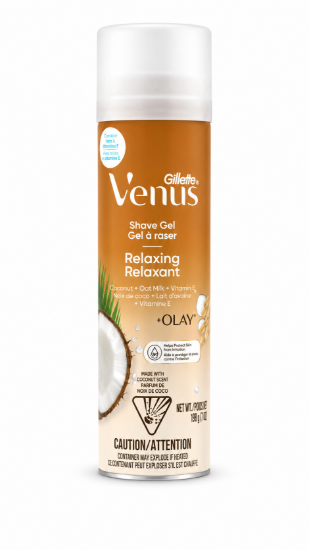 Imagen de Gel para afeitar relaxing Gillette venus + olay (198 g)