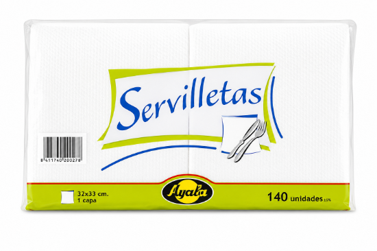Imagen de Servilletas Ayala (140 unidades)