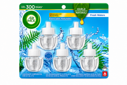 Imagen de Repuesto Air Wick fresh waters (5 unidades)