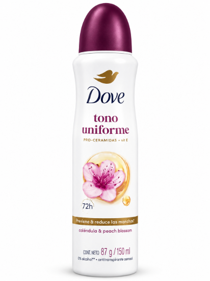 Imagen de Desodorante Dove tono uniforme caléndula & peach blossom (150 ml)