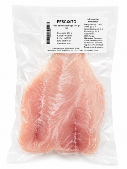 Imagen de Filete de pescado pargo Pescaíto (454 g)