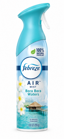 Imagen de Ambientador Febreze Air Mist Bora Bora Waters (250 g)