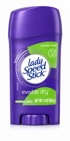 Imagen de Desodorante Lady Speed Stick Invisible Dry Powder Fresh (39.6 g)