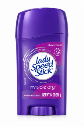 Imagen de Desodorante Lady Speed Stick Invisible Dry Shower Fresh (39.6 g)