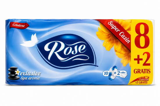 Imagen de Papel higiénico Rose exclusive spa aroma (10 + 2 rollos)