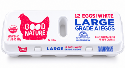 Imagen de Huevos blancos large grade A Good Nature (12 unidades)