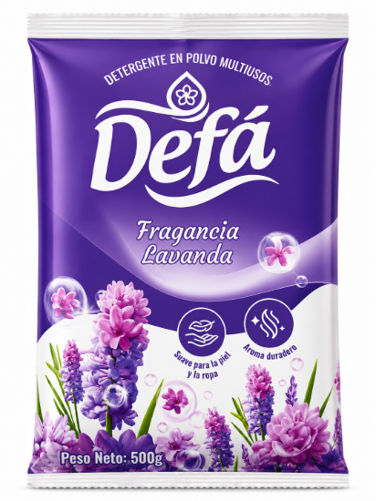 Imagen de Detergente en polvo lavanda Defá (500 g)