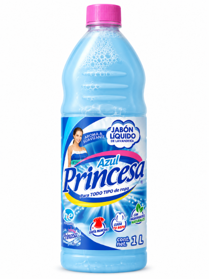 Imagen de Jabón líquido azul Princesa (1 L)