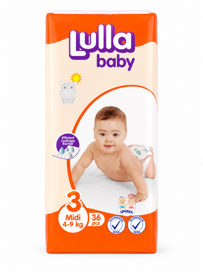 Imagen de Pañales midi Lulla baby (36 unidades)