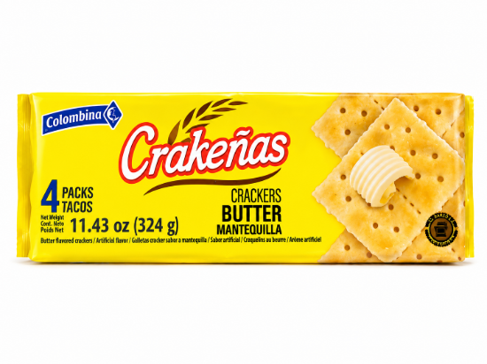 Imagen de Galletas Crackeñas mantequilla Colombina (324 g)