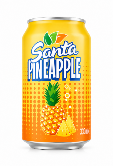 Imagen de Refresco sabor piña Santa (330 ml)