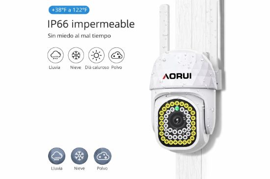 Imagen de Cámara de seguridad IP66 impermeable