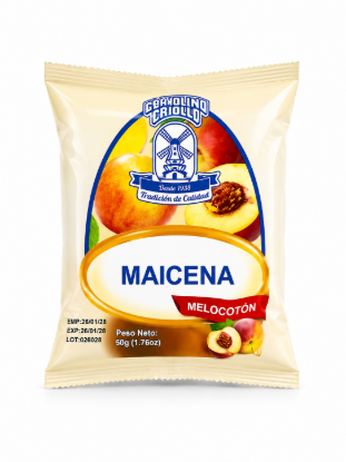 Imagen de Maicena Sabor Melocotón Criollino Criollo (50 g)