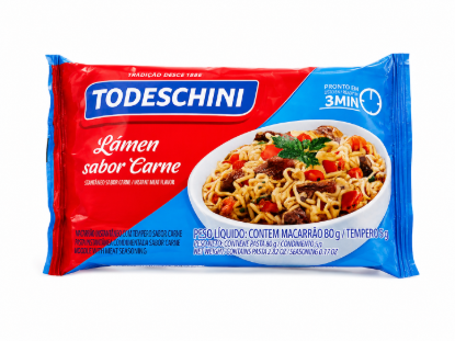 Imagen de Lámen Instantáneo Todeschini Sabor Carne (80 g)