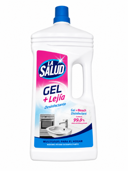 Imagen de Gel + Lejía Desinfectante La Salud (1.5 L)