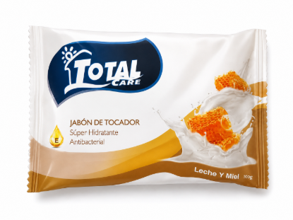 Imagen de Jabón de Tocador Total Care Leche y Miel (100 g)