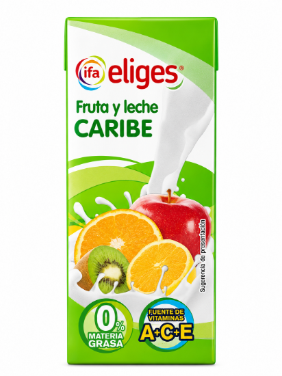 Imagen de Bebida Fruta y Leche Caribe IFA Eliges (200 ml)