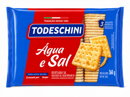 Imagen de Galletas Agua y Sal Todeschini (360 g)