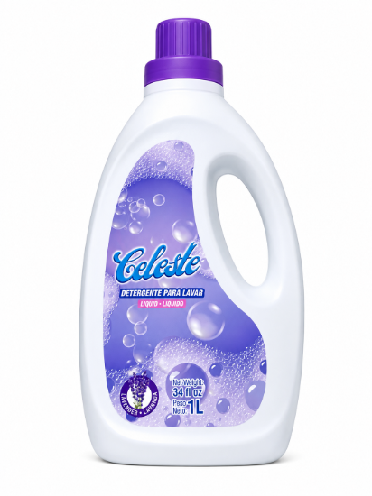 Imagen de Detergente Líquido Celeste Lavanda (1 L)