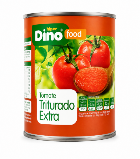 Imagen de Tomate triturado extra HiperDino Food (800 g)
