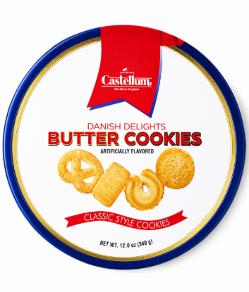 Imagen de Galletas de mantequilla Castellum Danish Delights (340 g)