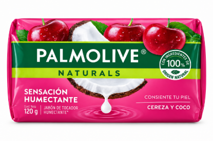 Imagen de Jabón Palmolive Naturals Cereza y Coco (120 g)