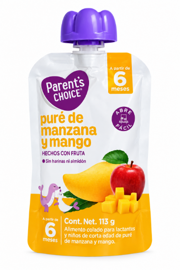 Imagen de Puré de Manzana y Mango Parent’s Choice (113 g)