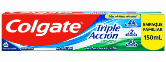Imagen de Crema Dental Colgate Triple Acción Menta Original (150 ml)